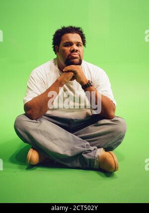 Fatman scoop 8 novembre 2003, Danemark Studios, Londres, Angleterre. Banque D'Images