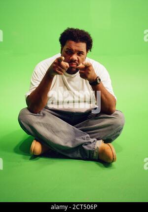 Fatman scoop 8 novembre 2003, Danemark Studios, Londres, Angleterre. Banque D'Images