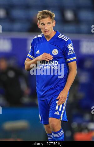 Marc Albrighton (11) de Leicester City pendant le match Banque D'Images