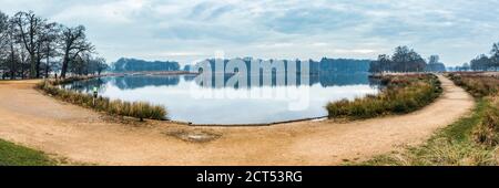 PEN Ponds, les lacs de Richmond Park, Londres, Angleterre Banque D'Images