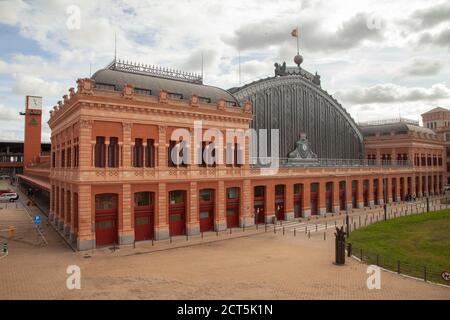 La gare d'Atocha à Madrid Banque D'Images
