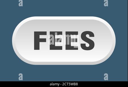 bouton frais. signe arrondi isolé sur fond blanc Illustration de Vecteur