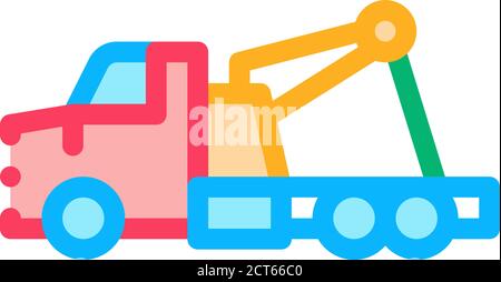 illustration du symbole vectoriel de l'icône du chariot de secours Illustration de Vecteur