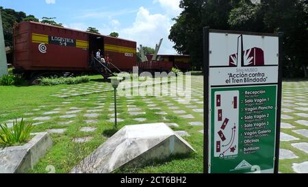 LE MONUMENT NATIONAL DU TRAIN BLINDÉ SITUÉ DANS LE MUSÉE DE LA RÉVOLUTION CUBAINE Banque D'Images