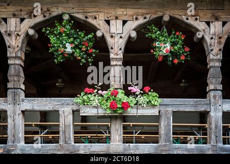 Monastère de Barsana, l'une des « églises en bois de Maramures » classées au patrimoine mondial de l'UNESCO, Roumanie Banque D'Images