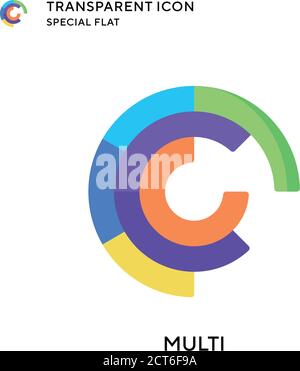 Icône multivecteur. Illustration de style plat. Vecteur EPS 10. Illustration de Vecteur