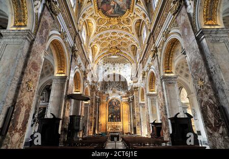 Italie, Rome, église de San Luigi dei Francesi Banque D'Images