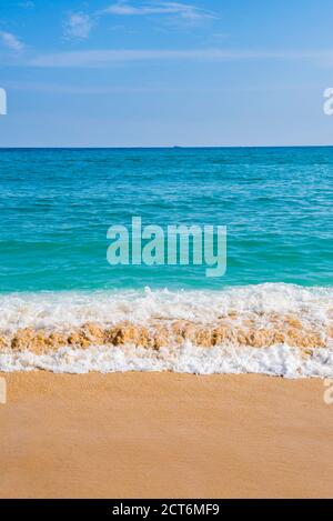 Unawatuna Beach, côte sud du Sri Lanka, en Asie Banque D'Images