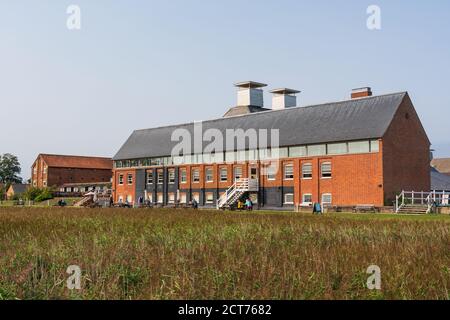 Snape Maltings, Snape, près d'Aldeburgh, Suffolk. ROYAUME-UNI Banque D'Images