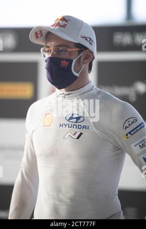 NEUVILLE Thierry (bel), Hyundai i20 coupe WRC, Hyundai Shell MOBIS WRT, portrait lors du rallye 2020 de Turquie, 5e tour de la FIA WRC Champi 2020 Banque D'Images