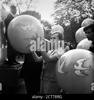 IX Festival mondial de la jeunesse et des étudiants, 28 juillet-6 août 1968, Sofia, Bulgarie Banque D'Images