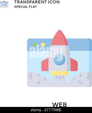 Icône de vecteur Web. Illustration de style plat. Vecteur EPS 10. Illustration de Vecteur