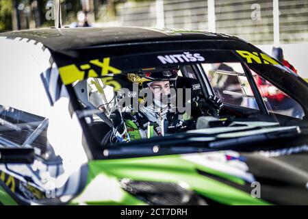 15 NITISS Reinis (LTV), Skoda Fabia, action pendant le Neste World RX de Riga-Lettonie, 6e tour du Championnat du monde de la FIA 2020, FIA WRX Banque D'Images