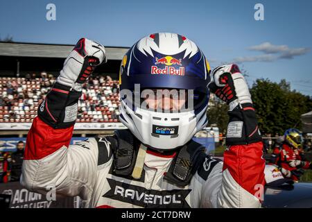 EKSTROM Mattias (SWE) KYB Team JC (SWE), Audi S1, portrait pendant le Neste World RX de Riga-Lettonie, 6ème tour de la FIA World Travelcross Champi 2020 Banque D'Images