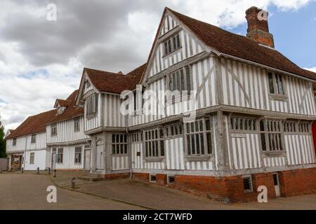 Le Guildhall de Corpus Christi (Musée Guildhall) à Lavenham, Suffolk, Royaume-Uni. Banque D'Images