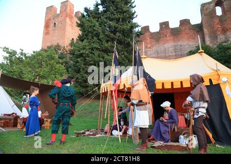 Fête médiévale, Castelfranco Veneto Banque D'Images