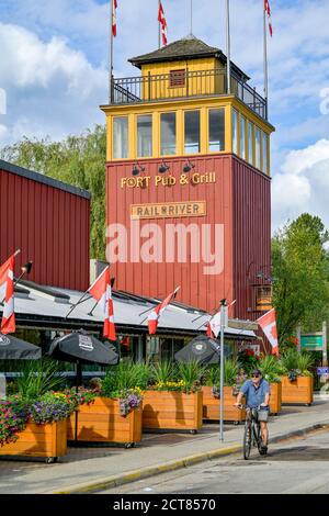 Fort Langley, Colombie-Britannique, Canada Banque D'Images