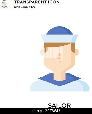 Icône vecteur marin. Illustration de style plat. Vecteur EPS 10. Illustration de Vecteur