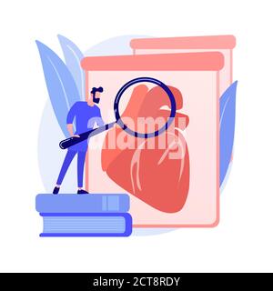 Illustration vectorielle abstraite de concept d'organes développés en laboratoire. Illustration de Vecteur
