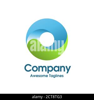 concept innovant de logo couleur de cercle simple et créatif Illustration de Vecteur