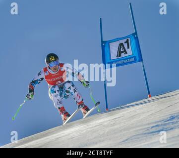 Marcel Hirscher hommes Super-G. Coupe du monde de ski FIS Kitzbuhel. Crédit photo : © Mark pain / Alamy Banque D'Images