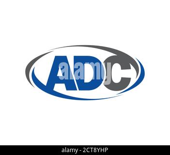 Un logo initial de monogramme ADC vectoriel Illustration de Vecteur