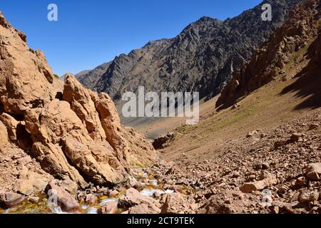 L'Iran, province de Mazandaran, montagnes Alborz, Takht-e Massif de Suleyman, Khoram Dasht valley Banque D'Images