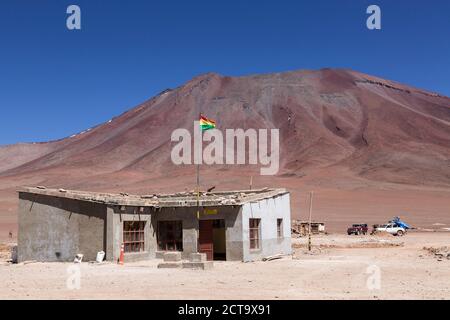 Frontière Bolivie Chili, Désert d'Atacama, Hito Cajón Banque D'Images