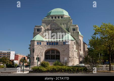 L'Allemagne, en Rhénanie du Nord-Westphalie, Essen, vue à la synagogue Banque D'Images