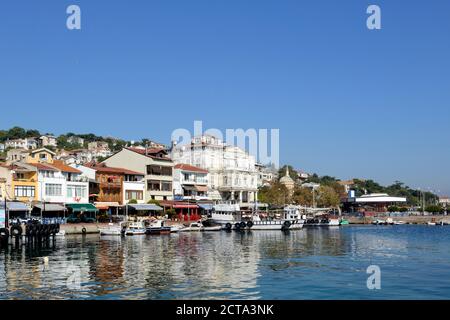 La Turquie, Istanbul, Burgazada Island en mer de Marmara Banque D'Images