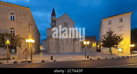 Croatie, Trogir, Église Saint Jean Baptiste Banque D'Images