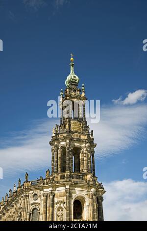 Allemagne, Saxe, Dresde, Église catholique de la Cour Royale de Saxe Banque D'Images