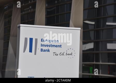 Luxembourg, Luxembourg. 20 septembre 2020. Bâtiments Banque européenne d'investissement BEI - Banque européenne d'investissement. Credit: Horst Galuschka/dpa/Alay Live News Banque D'Images