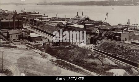 Newburgh Shipyard, écluse, James G. (James Gardner) (1862-1938), New York (État Banque D'Images