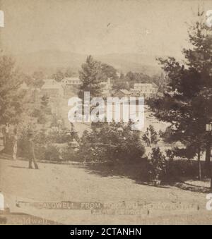 Caldwell, de fort Wm. Henry Hotel, Lake George., New York (État), George, Lake (N.Y. : Lac Banque D'Images