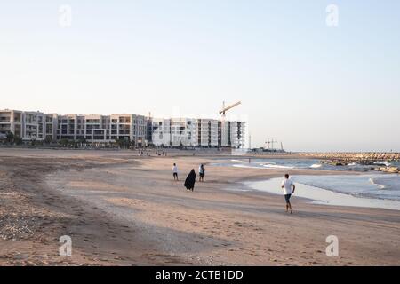 Kempinski Hotel près de la plage. Al Mouj, la vague, Muscat, Sultanat d'Oman. 13 février 2020 Banque D'Images