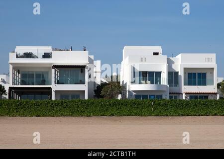 Villasl près de la plage. Al Mouj, la vague, Muscat, Sultanat d'Oman. 13 février 2020 Banque D'Images