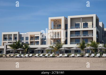 Kempinski Hotel près de la plage. Al Mouj, la vague, Muscat, Sultanat d'Oman. 13 février 2020 Banque D'Images