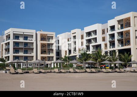 Kempinski Hotel près de la plage. Al Mouj, la vague, Muscat, Sultanat d'Oman. 13 février 2020 Banque D'Images