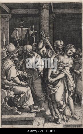 Virginia tuée par son père, image fixe, estampes, 1500 - 1550, Pentz, Georg, 1500?-1550 Banque D'Images
