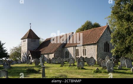 Eglise St Marys Michelmersh Hampshire Banque D'Images