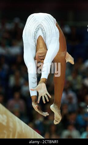 GABRIELLE DOUGLAS, FINALE FÉMININE DES JEUX OLYMPIQUES DE LONDRES 2012 Copyright photo : Mark pain 7/8/2012. 07774 842005 Banque D'Images