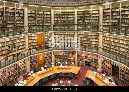 Salle de lecture en forme de dôme, Maughan Library, King's College London, Londres, Royaume-Uni Banque D'Images