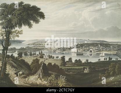 Ville de Washington de Beyond the Navy Yard., image fixe, Prints, 1834, Cooke, G. (George) (1793-1849 Banque D'Images