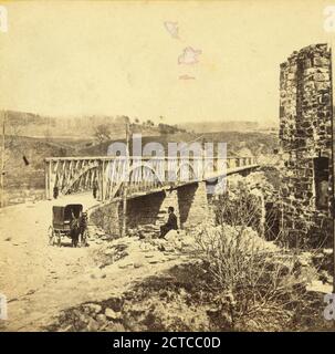 Pont de chaîne, près de Washington, E. et H.T. Anthony (cabinet), Brady & Co. (Washington, D.C.), -188, États-Unis, Alexandria (Virginie Banque D'Images