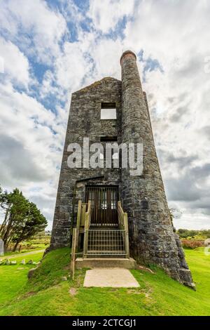 Housman's Engine House of the South Phoenix Mine an Bodmin Moor, Cornwall, Angleterre Banque D'Images