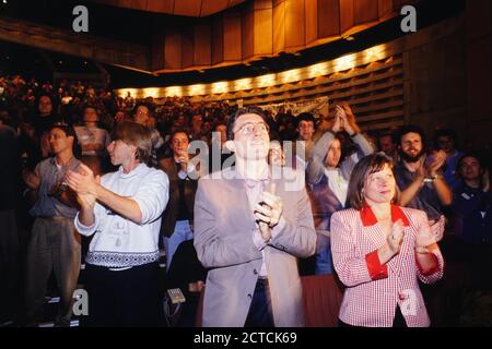 Congrès national du Parti Ecologie des Verts, Chambéry, Savoie, France, 1994 Banque D'Images