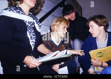 Congrès national du Parti Ecologie des Verts, Chambéry, Savoie, France, 1994 Banque D'Images