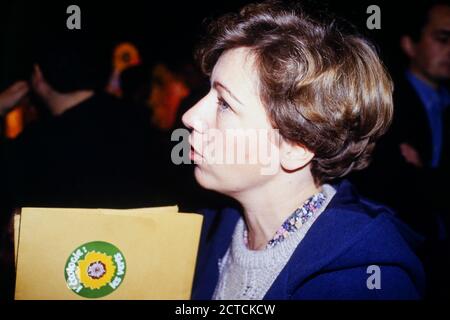 Congrès national du Parti Ecologie des Verts, Chambéry, Savoie, France, 1994 Banque D'Images