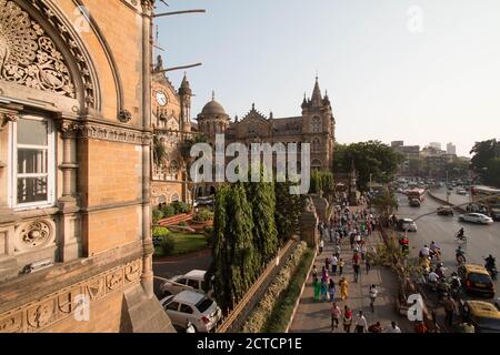 CSMT, Mumbai, Bombay Victoria Terminus Banque D'Images